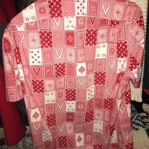 Louis Vuitton Red Card Button Down